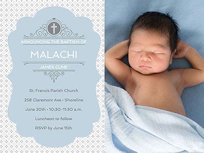 Baptism Invitation Maker: Create Divine Baptism Invites Online!.